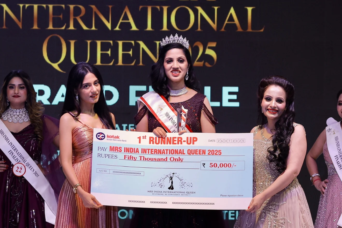 WINNING MOMENTS 2025 - Mrs India International Queen